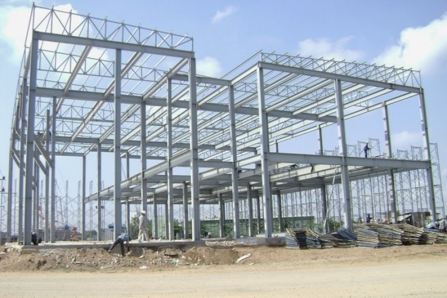 Thiết kế xây dựng kho xưởng, nhà công nghiệp cao tầng khung thép Thiết kế xây dựng kho xưởng, nhà công nghiệp cao tầng khung thép