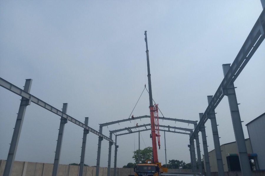 THI CÔNG NHÀ THÉP TIỀN CHẾ NHÀ XƯỞNG CÔNG TY TNHH MS METAL THI CÔNG NHÀ THÉP TIỀN CHẾ NHÀ XƯỞNG CÔNG TY TNHH MS METAL