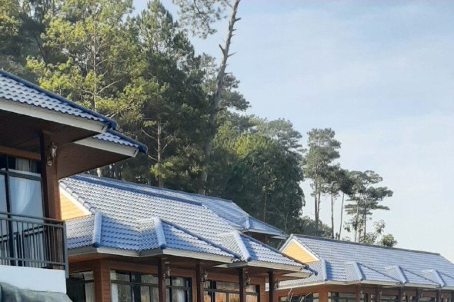THI CÔNG KẾT CẤU THÉP NHÀ KỲ THÚ - KHU DI LỊCH THÁC PRENN THI CÔNG KẾT CẤU THÉP NHÀ KỲ THÚ - KHU DI LỊCH THÁC PRENN