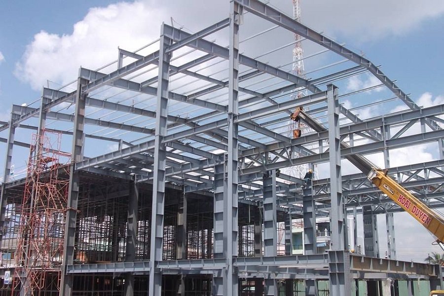 THI CÔNG KHUNG SÀN THÉP NHÀ XƯỞNG BÌNH DƯƠNG 